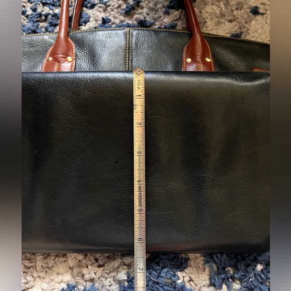 Dooney & Bourke Black Leather Tote Bag - Picture 12 of 15